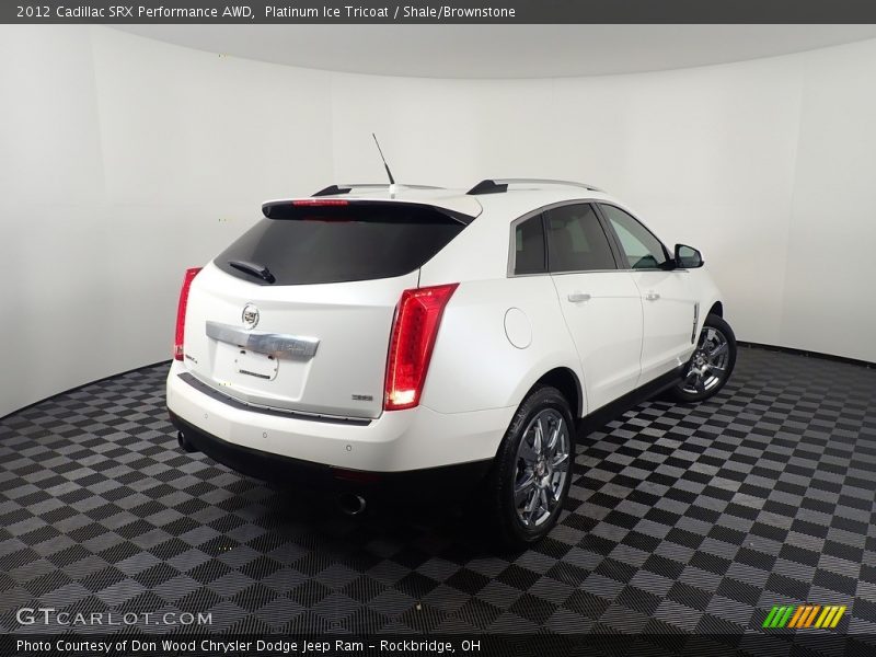 Platinum Ice Tricoat / Shale/Brownstone 2012 Cadillac SRX Performance AWD