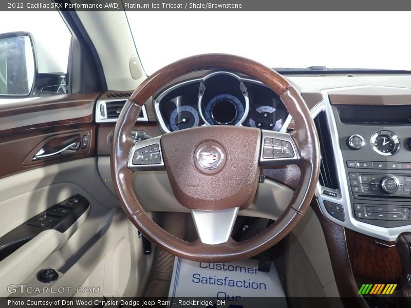 Platinum Ice Tricoat / Shale/Brownstone 2012 Cadillac SRX Performance AWD