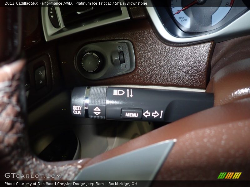 Platinum Ice Tricoat / Shale/Brownstone 2012 Cadillac SRX Performance AWD