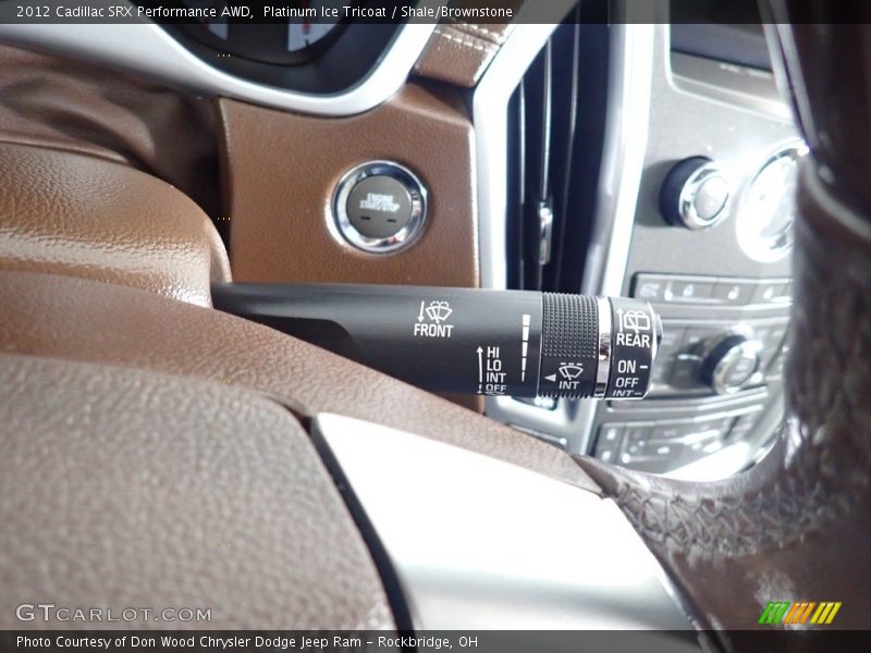 Platinum Ice Tricoat / Shale/Brownstone 2012 Cadillac SRX Performance AWD