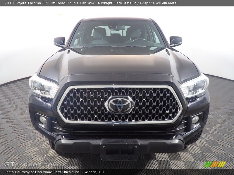 Midnight Black Metallic / Graphite w/Gun Metal 2018 Toyota Tacoma TRD Off Road Double Cab 4x4