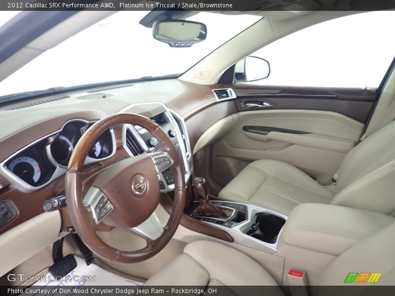 Platinum Ice Tricoat / Shale/Brownstone 2012 Cadillac SRX Performance AWD