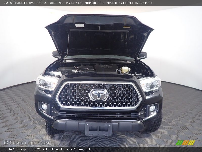 Midnight Black Metallic / Graphite w/Gun Metal 2018 Toyota Tacoma TRD Off Road Double Cab 4x4