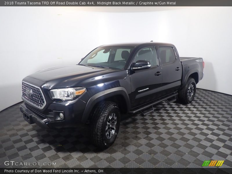 Midnight Black Metallic / Graphite w/Gun Metal 2018 Toyota Tacoma TRD Off Road Double Cab 4x4