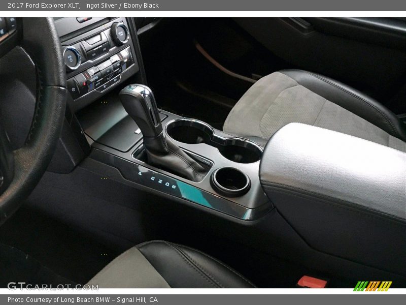 Ingot Silver / Ebony Black 2017 Ford Explorer XLT