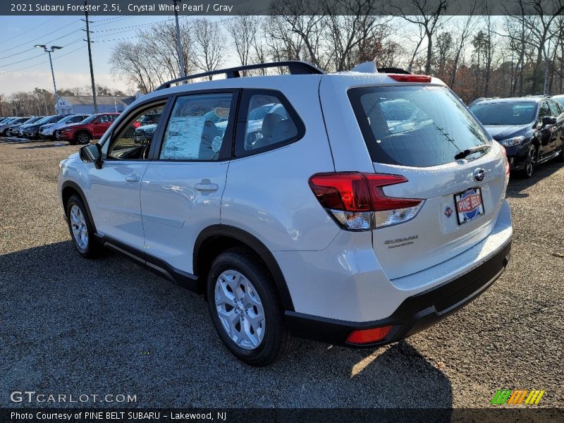 Crystal White Pearl / Gray 2021 Subaru Forester 2.5i