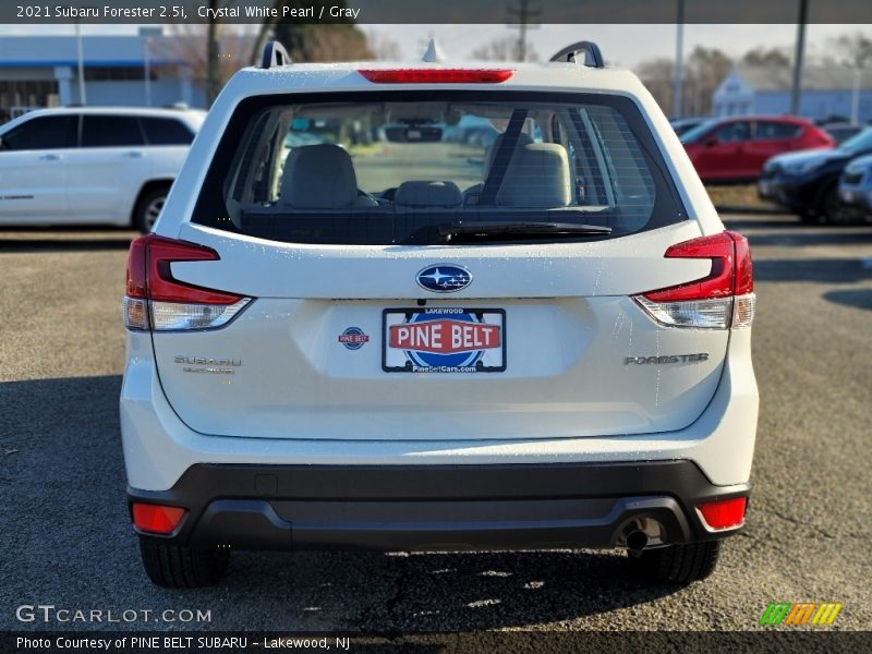 Crystal White Pearl / Gray 2021 Subaru Forester 2.5i