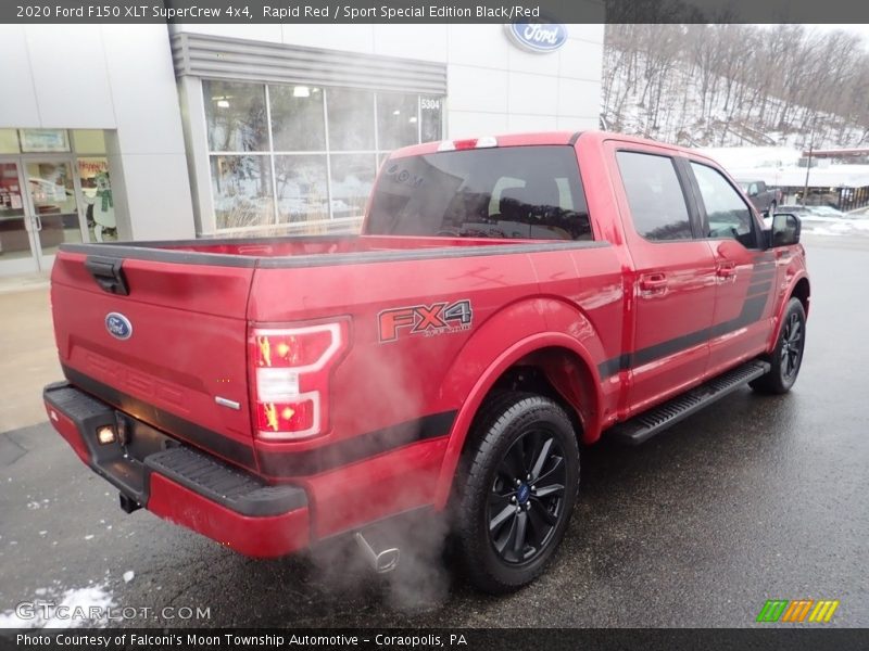 Rapid Red / Sport Special Edition Black/Red 2020 Ford F150 XLT SuperCrew 4x4