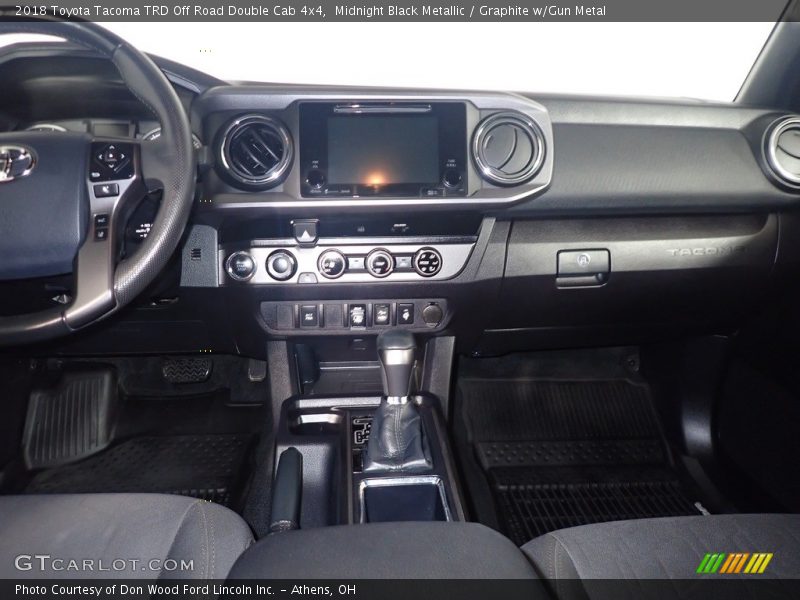 Midnight Black Metallic / Graphite w/Gun Metal 2018 Toyota Tacoma TRD Off Road Double Cab 4x4