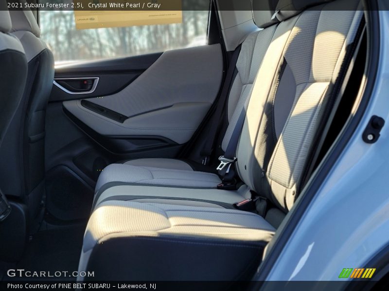 Crystal White Pearl / Gray 2021 Subaru Forester 2.5i