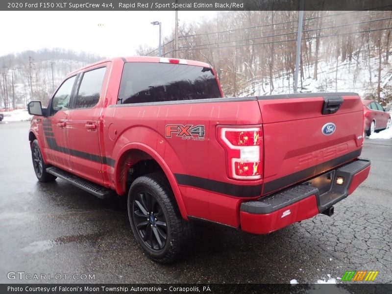 Rapid Red / Sport Special Edition Black/Red 2020 Ford F150 XLT SuperCrew 4x4