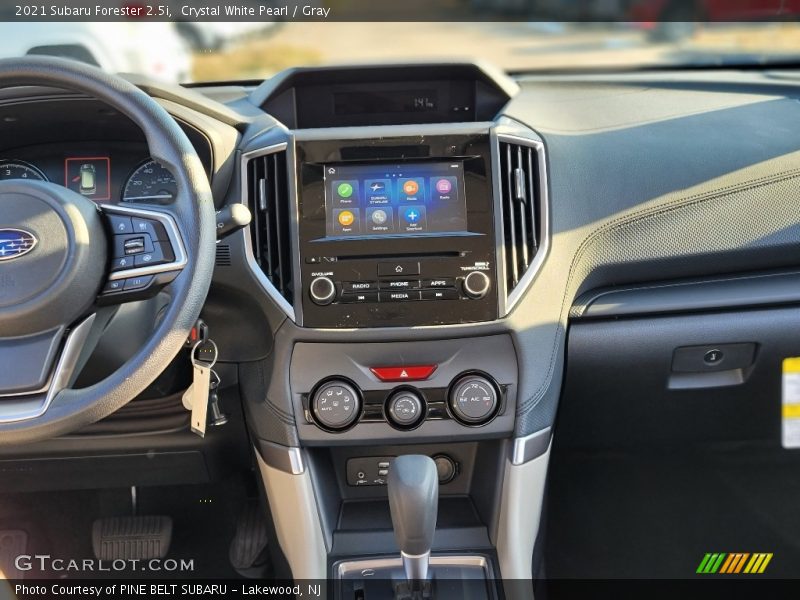 Crystal White Pearl / Gray 2021 Subaru Forester 2.5i
