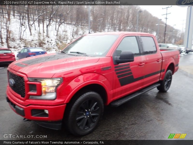 Rapid Red / Sport Special Edition Black/Red 2020 Ford F150 XLT SuperCrew 4x4