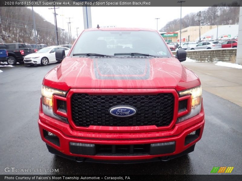 Rapid Red / Sport Special Edition Black/Red 2020 Ford F150 XLT SuperCrew 4x4