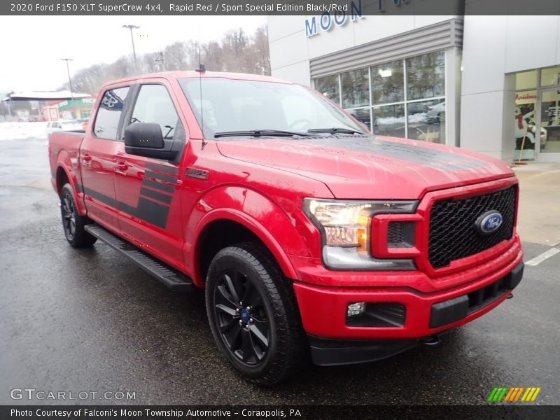 Rapid Red / Sport Special Edition Black/Red 2020 Ford F150 XLT SuperCrew 4x4