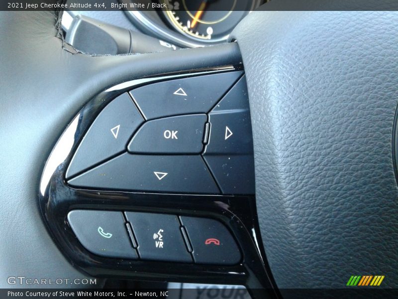 Bright White / Black 2021 Jeep Cherokee Altitude 4x4