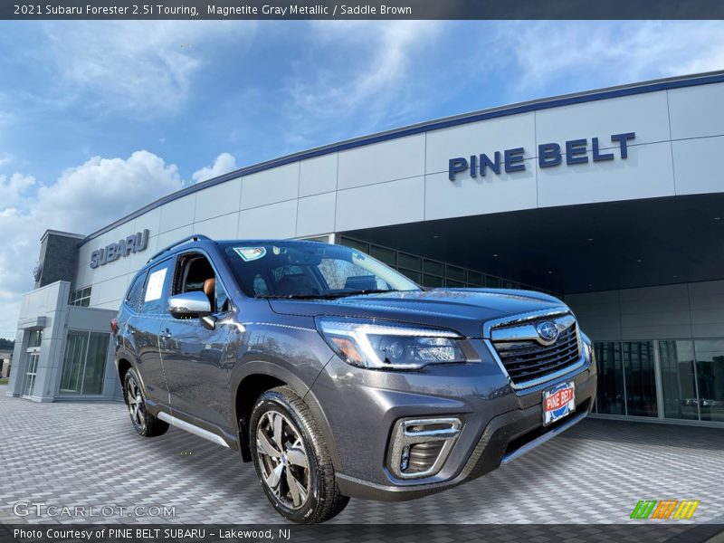 Magnetite Gray Metallic / Saddle Brown 2021 Subaru Forester 2.5i Touring
