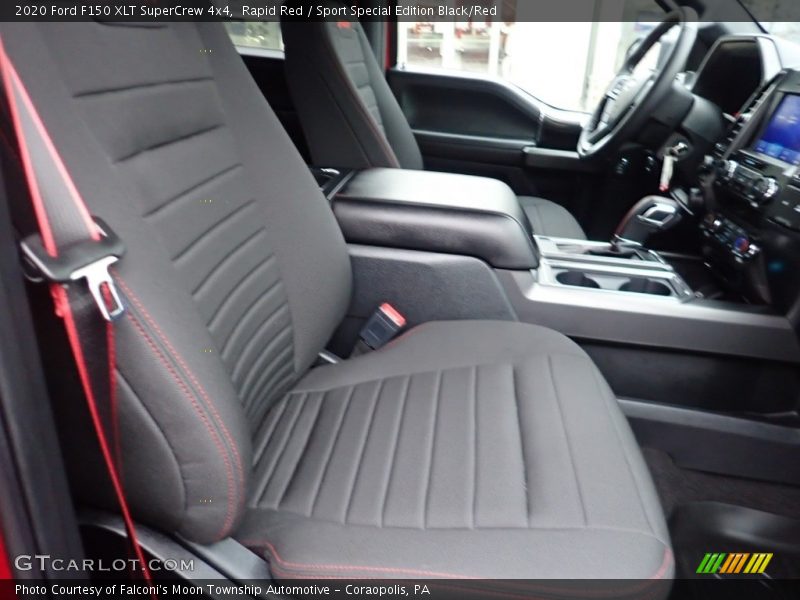 Rapid Red / Sport Special Edition Black/Red 2020 Ford F150 XLT SuperCrew 4x4