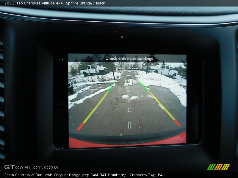 Spitfire Orange / Black 2021 Jeep Cherokee Altitude 4x4