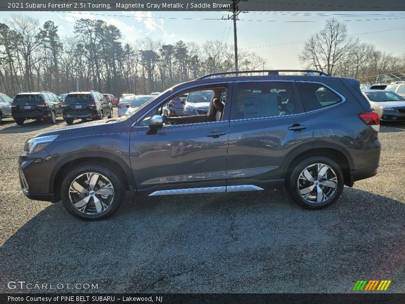 Magnetite Gray Metallic / Saddle Brown 2021 Subaru Forester 2.5i Touring