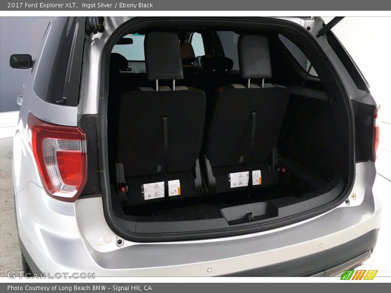 Ingot Silver / Ebony Black 2017 Ford Explorer XLT