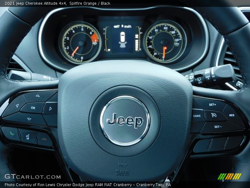 Spitfire Orange / Black 2021 Jeep Cherokee Altitude 4x4