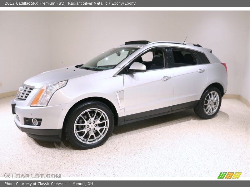 Radiant Silver Metallic / Ebony/Ebony 2013 Cadillac SRX Premium FWD