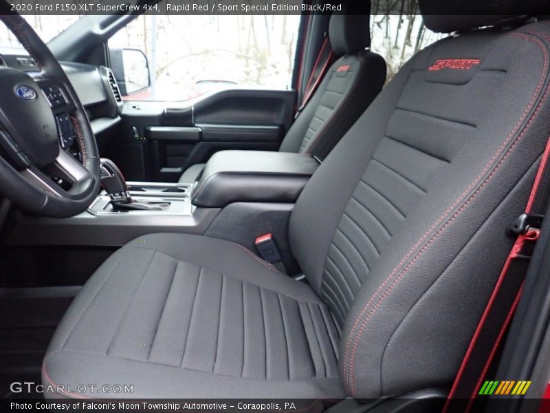 Rapid Red / Sport Special Edition Black/Red 2020 Ford F150 XLT SuperCrew 4x4