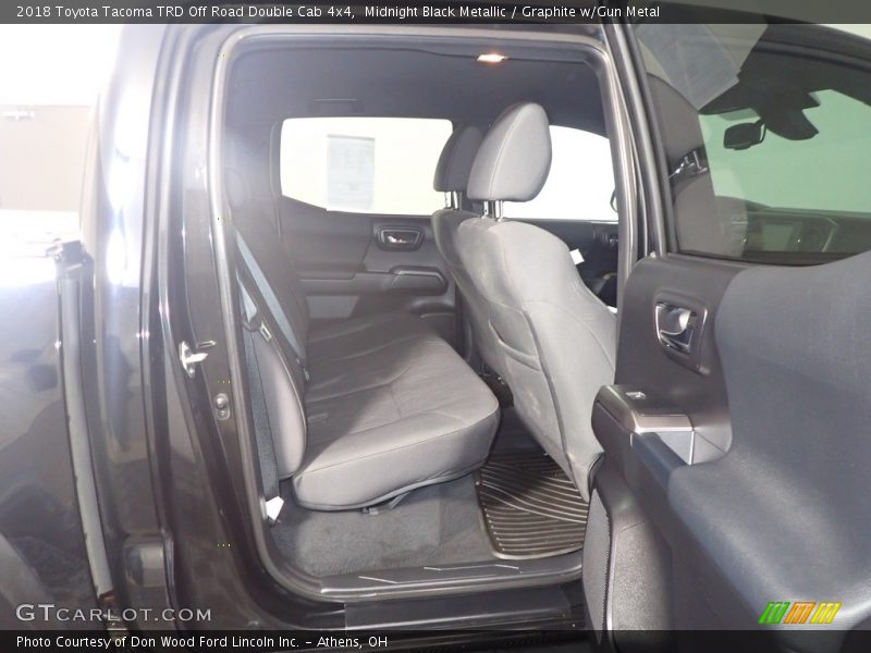 Midnight Black Metallic / Graphite w/Gun Metal 2018 Toyota Tacoma TRD Off Road Double Cab 4x4