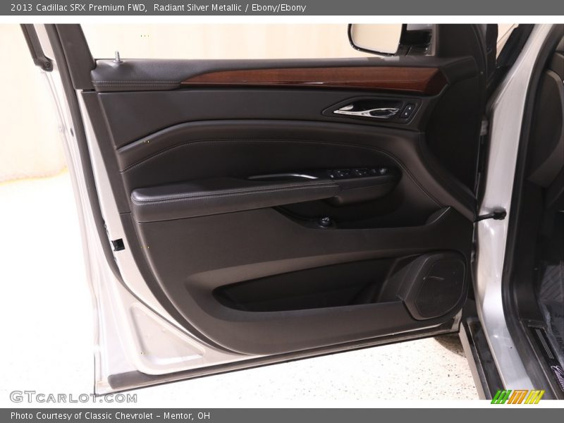 Radiant Silver Metallic / Ebony/Ebony 2013 Cadillac SRX Premium FWD
