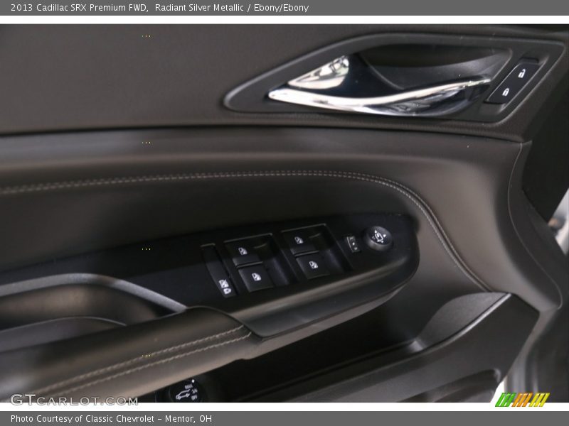 Radiant Silver Metallic / Ebony/Ebony 2013 Cadillac SRX Premium FWD