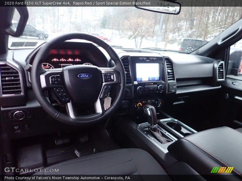Rapid Red / Sport Special Edition Black/Red 2020 Ford F150 XLT SuperCrew 4x4