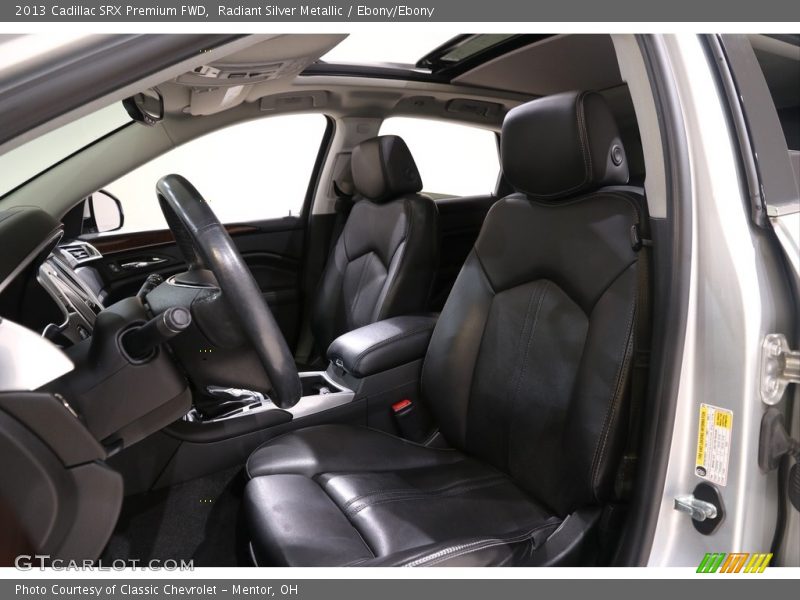 Radiant Silver Metallic / Ebony/Ebony 2013 Cadillac SRX Premium FWD