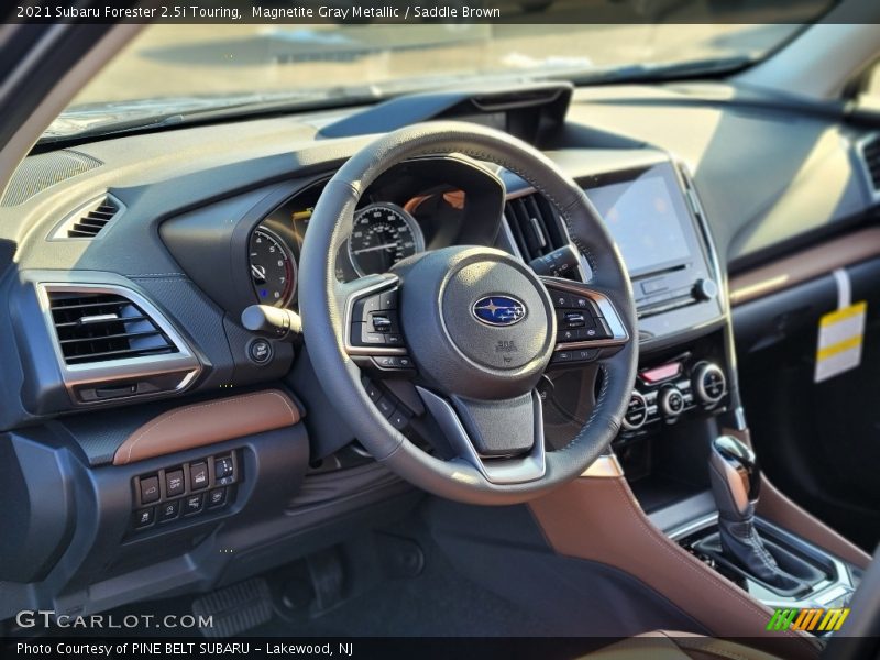 Magnetite Gray Metallic / Saddle Brown 2021 Subaru Forester 2.5i Touring