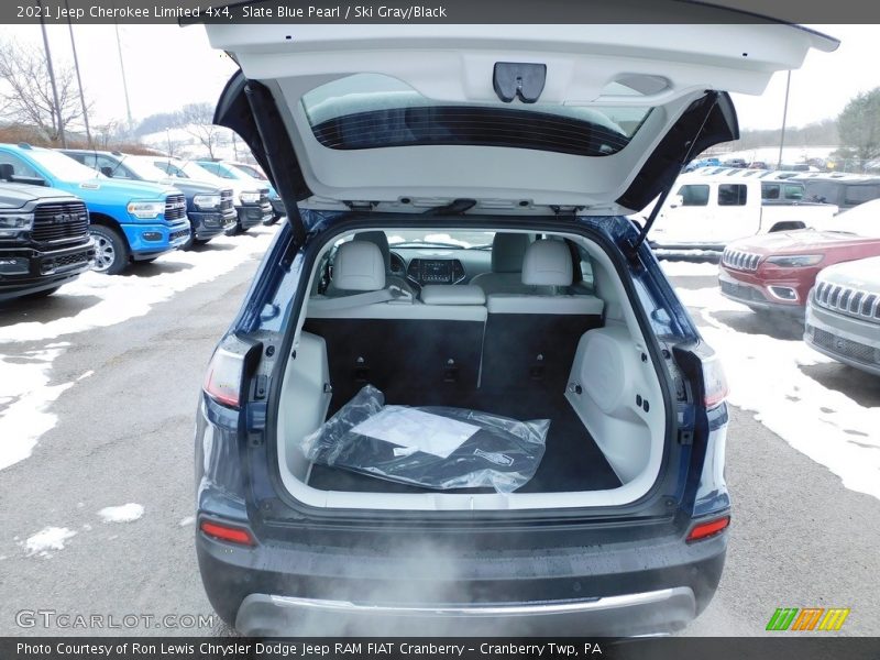 Slate Blue Pearl / Ski Gray/Black 2021 Jeep Cherokee Limited 4x4