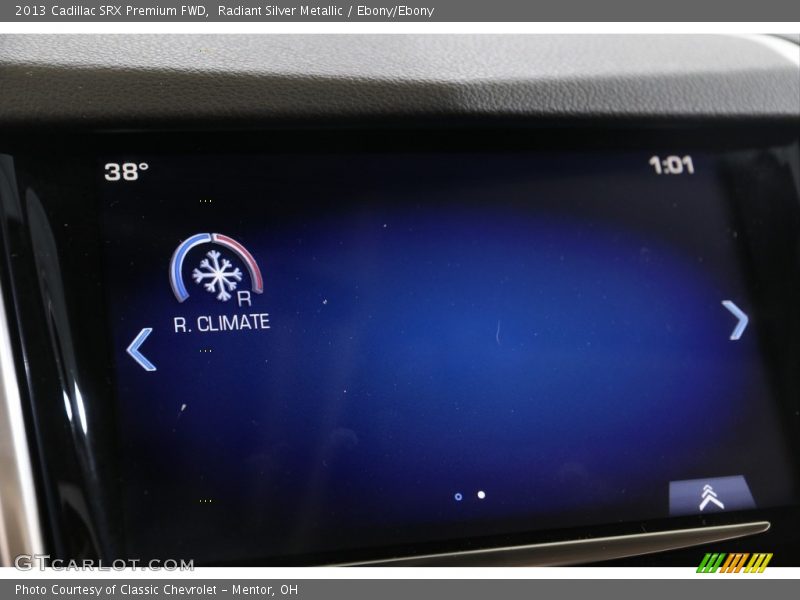 Radiant Silver Metallic / Ebony/Ebony 2013 Cadillac SRX Premium FWD