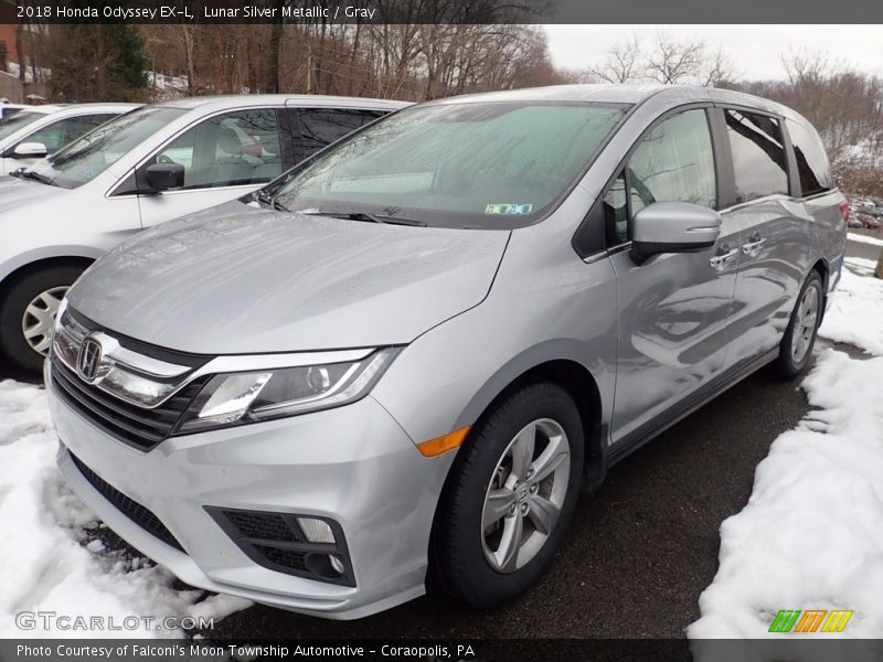 Lunar Silver Metallic / Gray 2018 Honda Odyssey EX-L