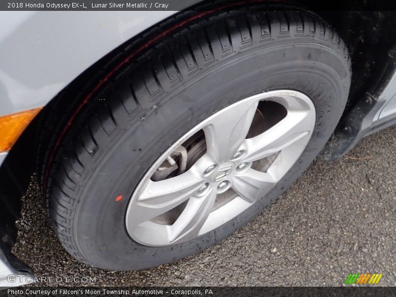 Lunar Silver Metallic / Gray 2018 Honda Odyssey EX-L