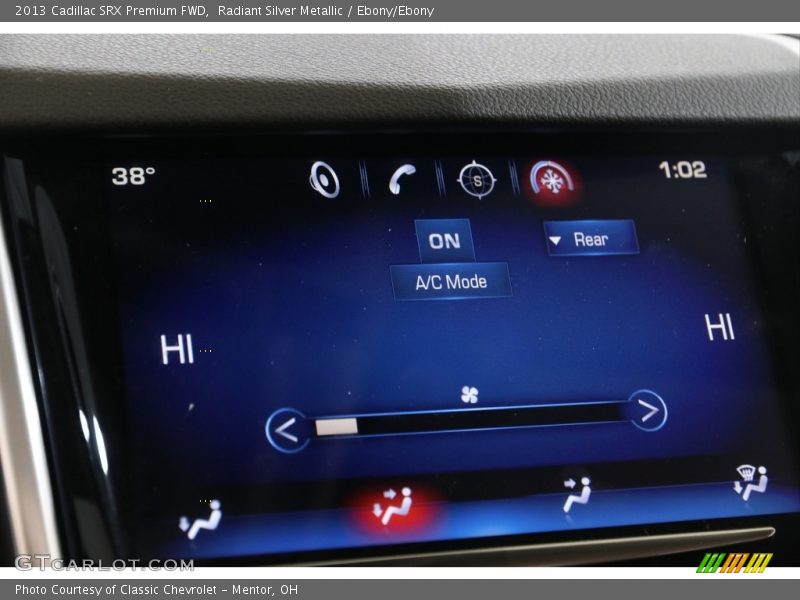 Radiant Silver Metallic / Ebony/Ebony 2013 Cadillac SRX Premium FWD