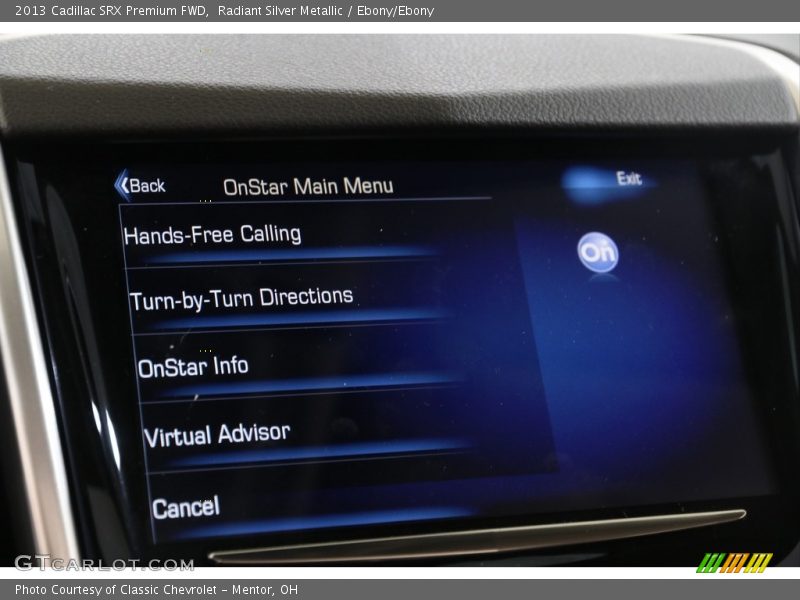 Radiant Silver Metallic / Ebony/Ebony 2013 Cadillac SRX Premium FWD