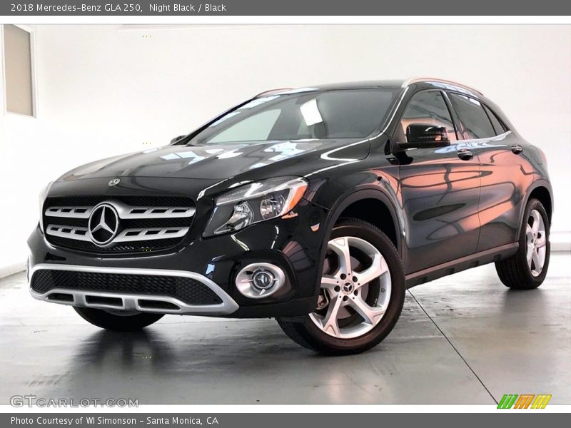 Night Black / Black 2018 Mercedes-Benz GLA 250