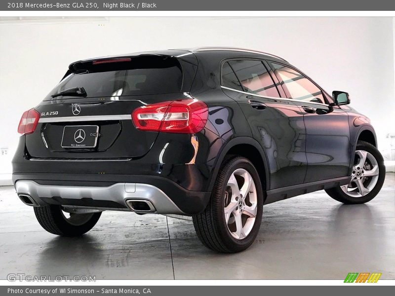 Night Black / Black 2018 Mercedes-Benz GLA 250