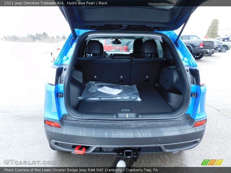 Hydro Blue Pearl / Black 2021 Jeep Cherokee Traihawk 4x4