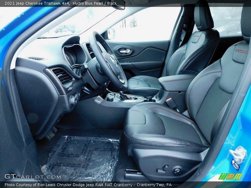 Hydro Blue Pearl / Black 2021 Jeep Cherokee Traihawk 4x4