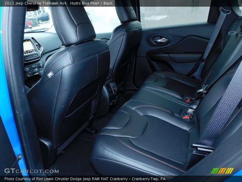 Hydro Blue Pearl / Black 2021 Jeep Cherokee Traihawk 4x4