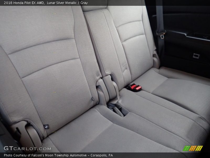 Lunar Silver Metallic / Gray 2018 Honda Pilot EX AWD