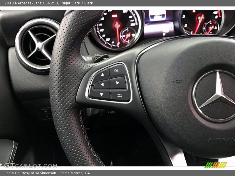 Night Black / Black 2018 Mercedes-Benz GLA 250