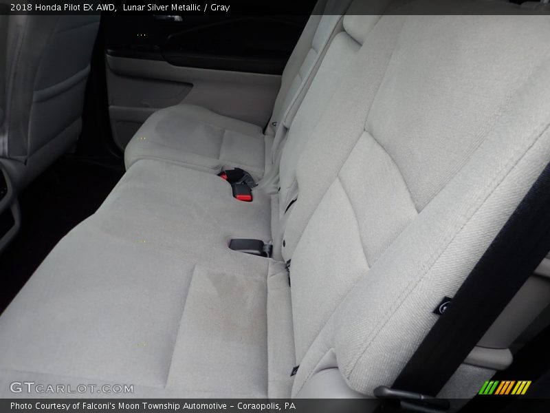 Lunar Silver Metallic / Gray 2018 Honda Pilot EX AWD