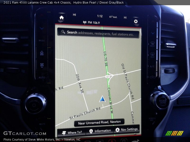 Navigation of 2021 4500 Laramie Crew Cab 4x4 Chassis