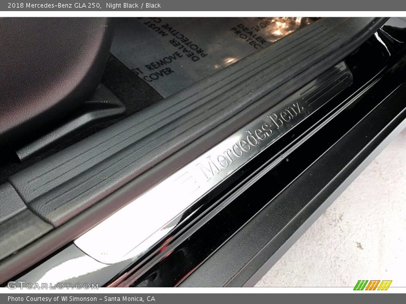Night Black / Black 2018 Mercedes-Benz GLA 250